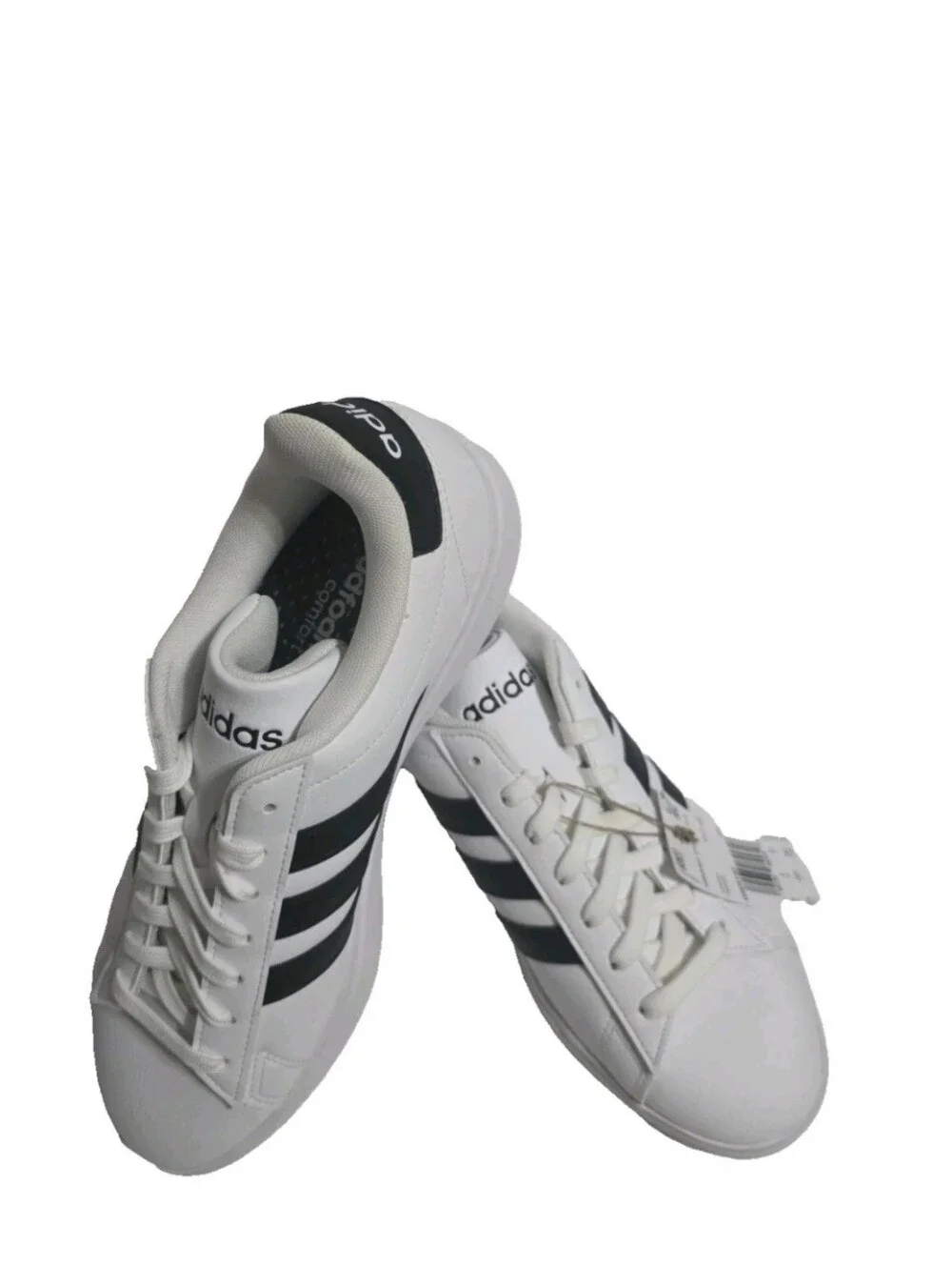 ADIDAS MEN'S GRAND COURT 2.0 WHITE/BLACK TENNIS SNEAKERS